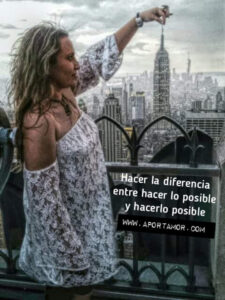 Lucia Celis Hacer la diferencia entre hacer lo posible y hacerlo posible AportAmor