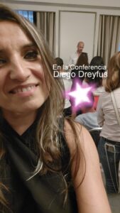 Lucia Celis y AportAmor en la Conferencia y Abrazo de Diego Dreyfus